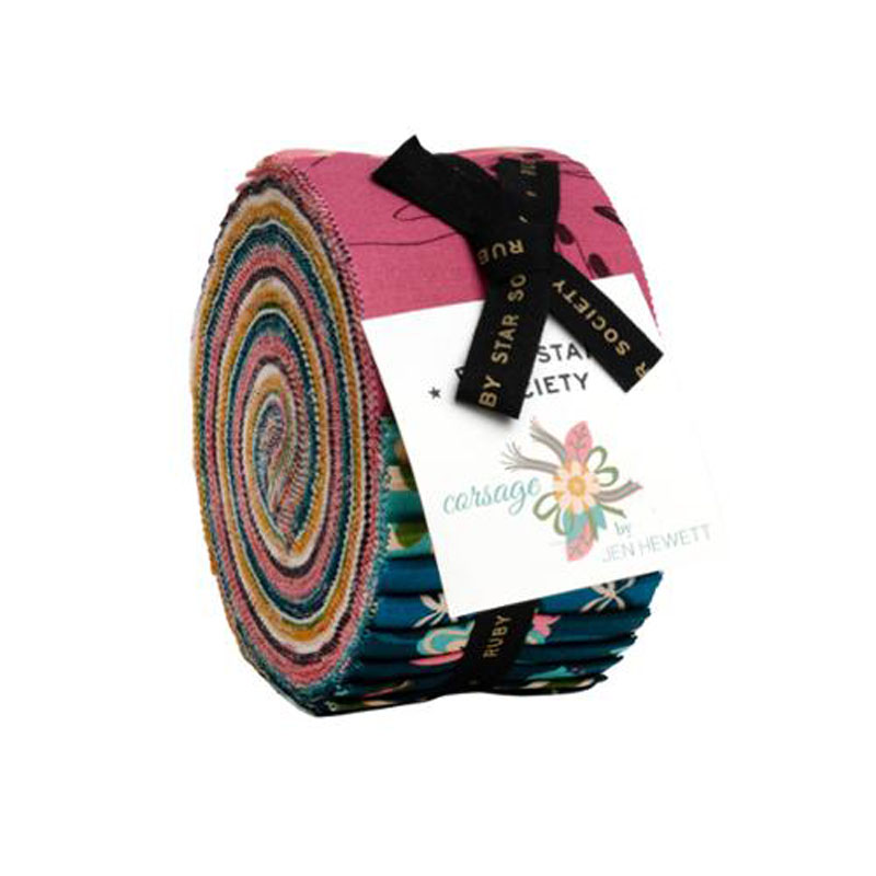 Corsage Jelly Rolls By Moda - Packs Of 4