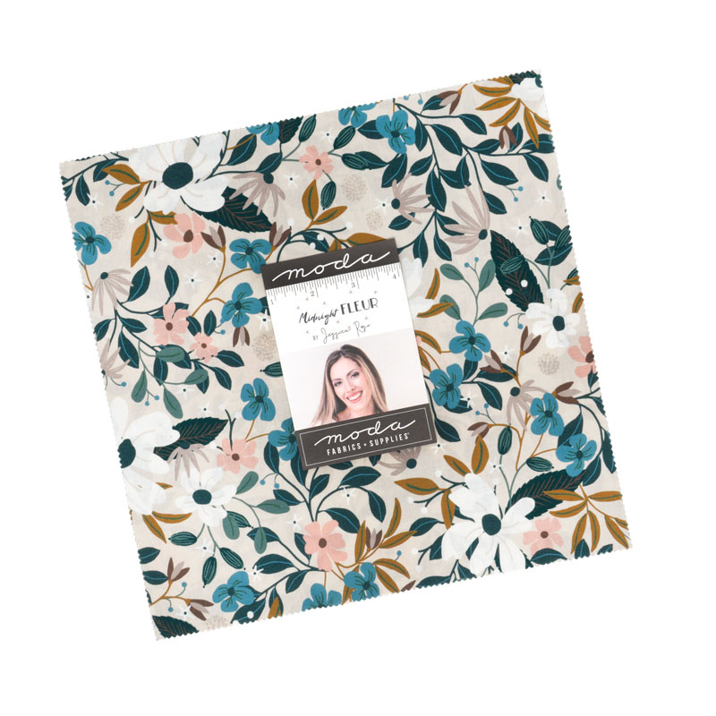Midnight Fleur Layer Cakes By Moda - Packs Of 4