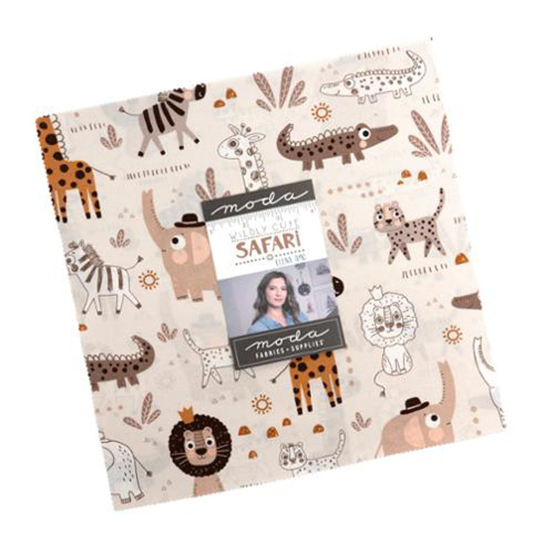Wildly Cute Safari  Layer Cakes By Moda - Packs Of 4