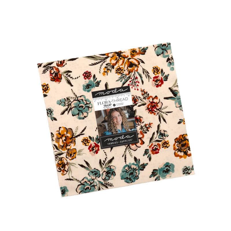 Flora Thread Layer Cakes By Moda - Packs Of 4