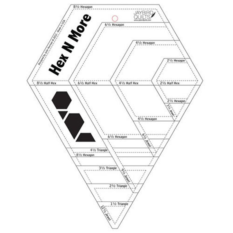 Hex N More Ruler By Moda - (Min.2)