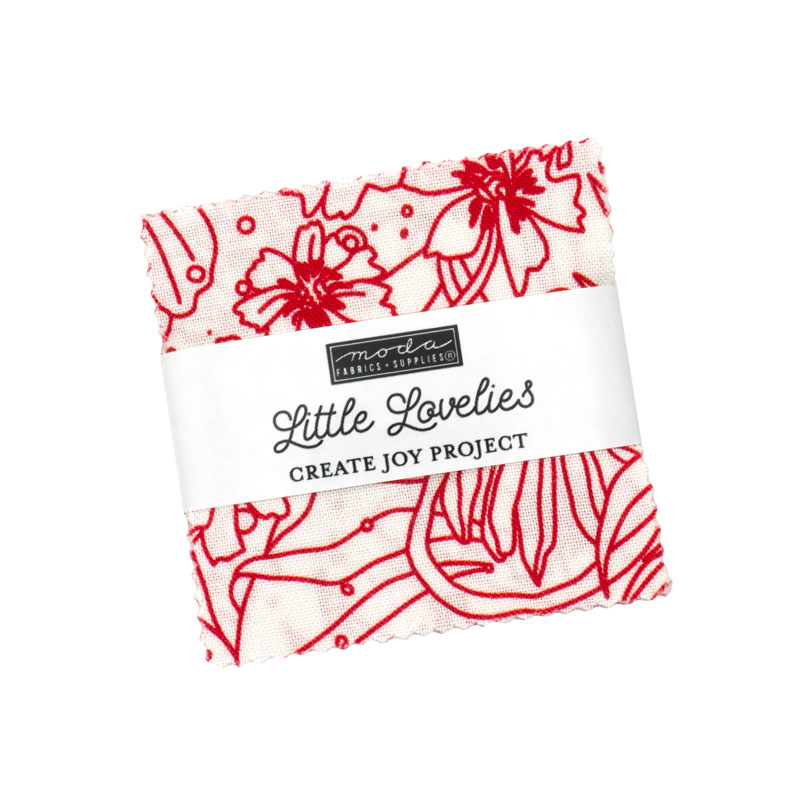 Little Lovelies Mini Charm Packs By Moda - Packs Of 24