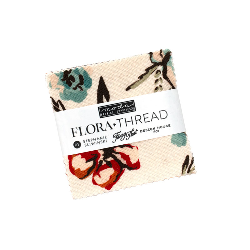 Flora Thread Mini Charm Packs By Moda - Packs Of 24
