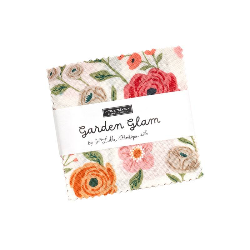 Garden Glam Mini Charm Packs By Moda - Packs Of 24