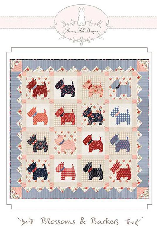 Blossoms And Barkers Pattern By Bunny Hill Designs For Moda - Minimum Of 3