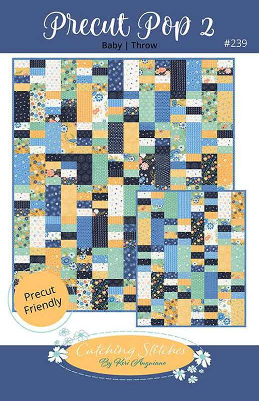 Precut Pop 2 Pattern By Catching Stitches For Moda - Minimum Of 3