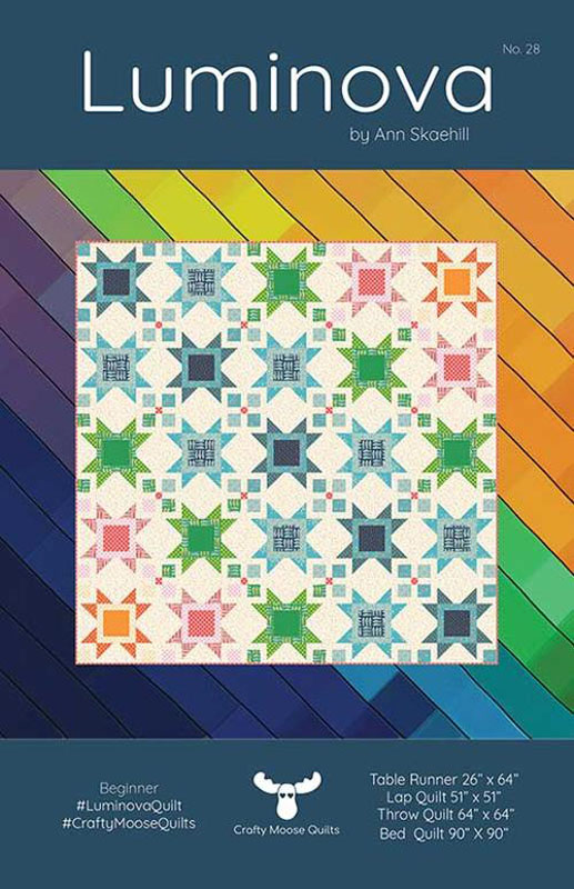 Luminova Pattern By Crafty Moose Quilts For Moda - Minimum Of 3