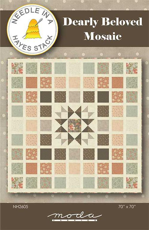 Dearly Beloved Mosaic Pattern By Needle In A Hayes Stack For Moda - Minimum Of 3