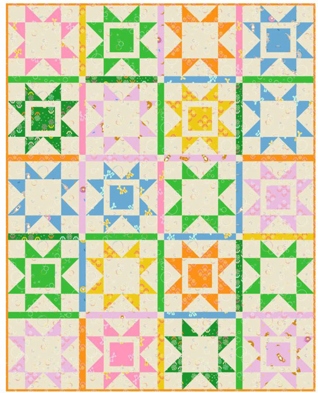 Balsam Star Pattern By Nomadic Quilter For Moda - Minimum Of 3