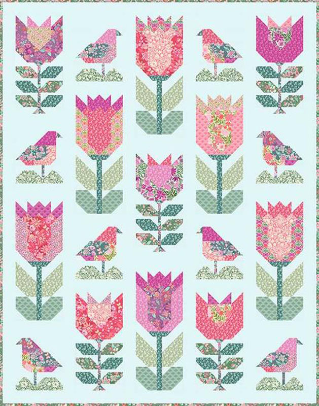 Birds Blooms Pattern By Kate Spain For Moda - Minimum Of 3