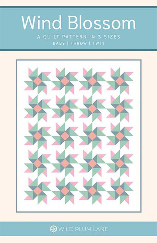 Wind Blossom Pattern By Wild Plum Lane For Moda - Minimum Of 3