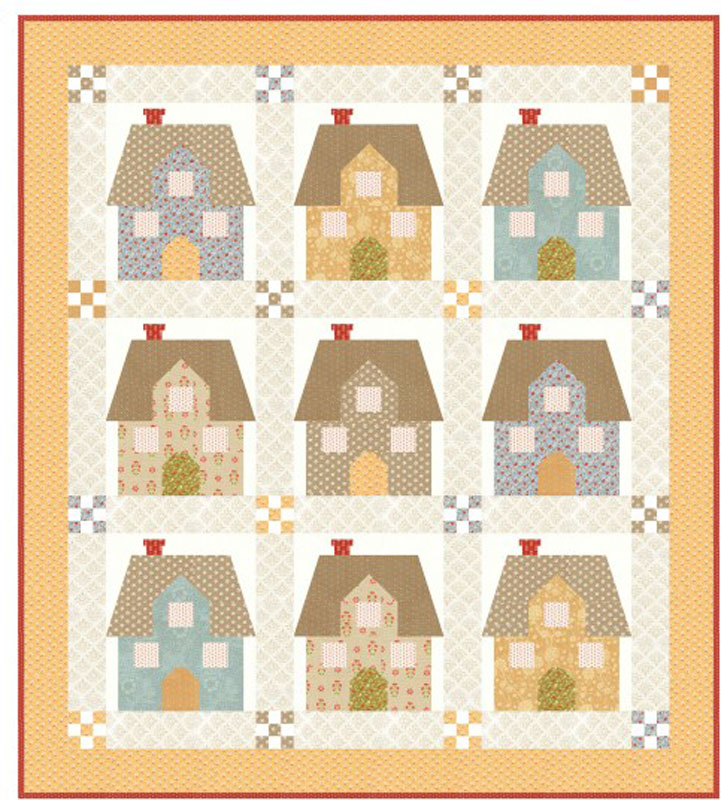 Countryside Cottage Pattern By Fig Tree & Co. For Moda - Minimum Of 3