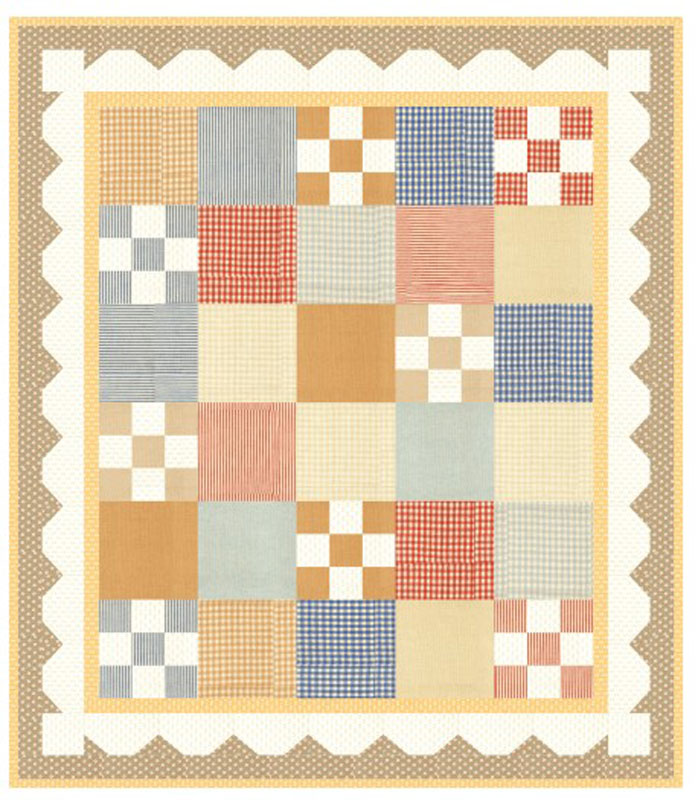 Fig 1 2 3 Hankies  Pattern By Fig Tree & Co For Moda - Minimum Of 3