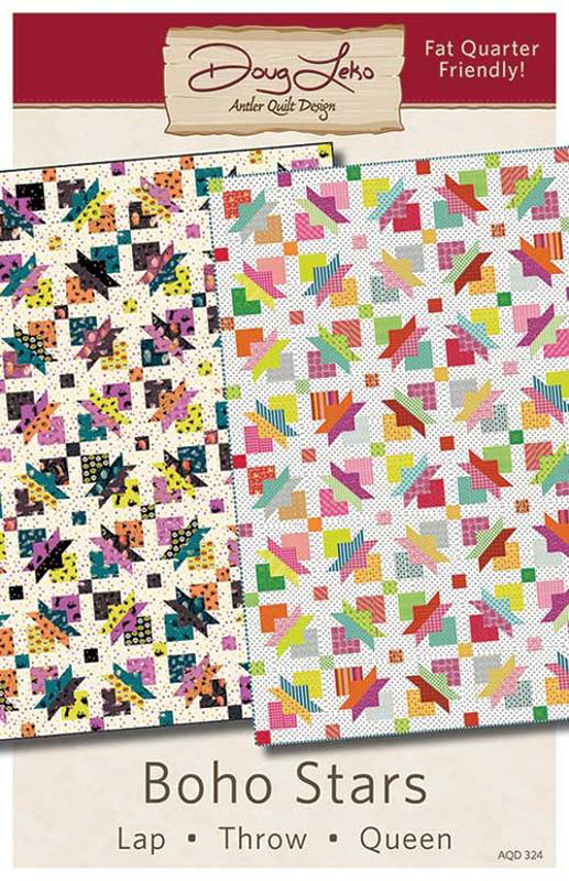 Boho Stars Pattern By Antler Quilt Design For Moda - Minimum Of 3