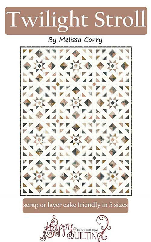Twilight Stroll Pattern By Happy Quilting For Moda - Minimum Of 3