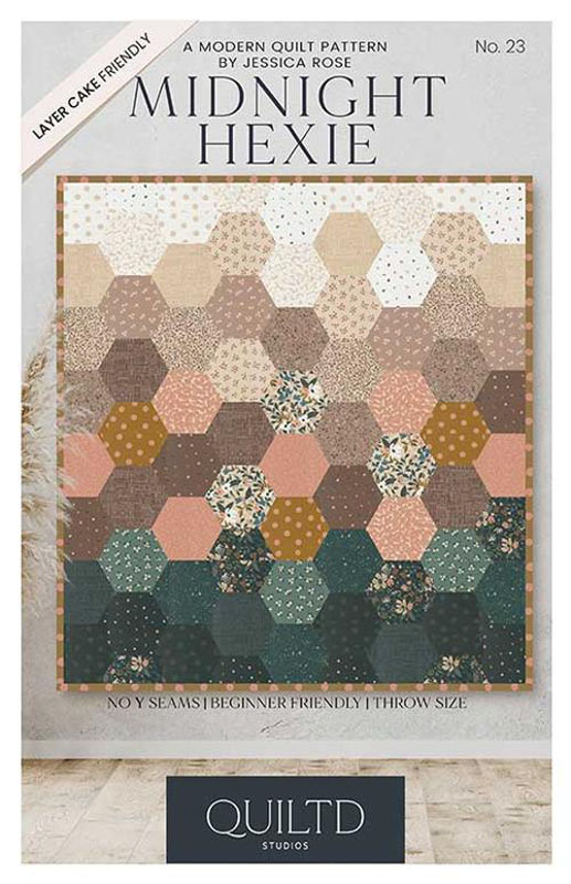 Midnight Hexie Pattern By Quiltd Studios For Moda - Minimum Of 3
