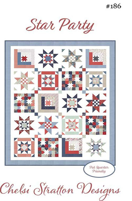 Star Party Pattern By Chelsi Stratton Designs For Moda - Minimum Of 3