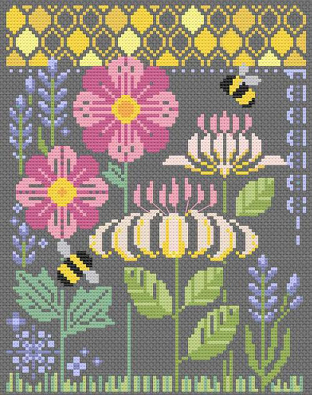 Pollinator\'s Delight Pattern By Robin Pickens For Moda - Minimum Of 3