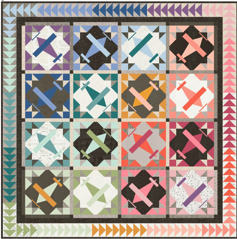 Airshow Pattern By Sariditty For Moda - Minimum Of 3