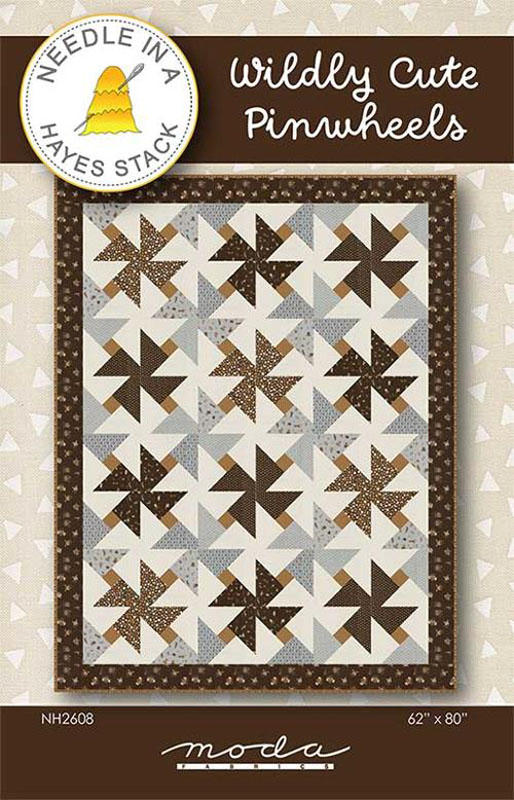 Wildly Cute Pinwheels Pattern By Needle In A Hayes Stack For Moda - Minimum Of 3