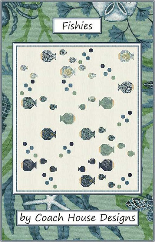 Fishies  Pattern By Coach House Designs For Moda - Minimum Of 3