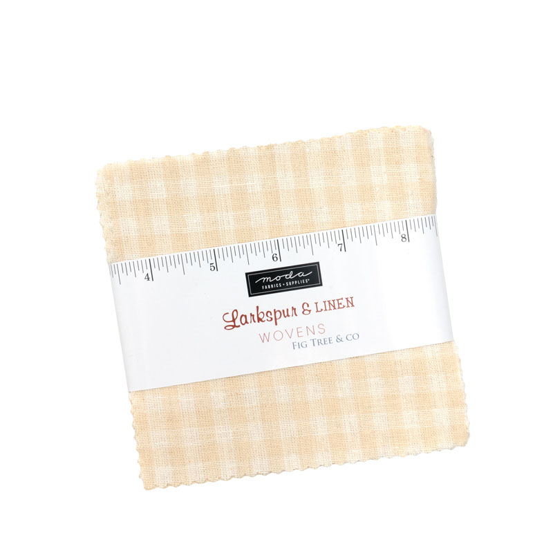 Larkspur Linen Wovens Charm Packs By Moda - Packs Of 12