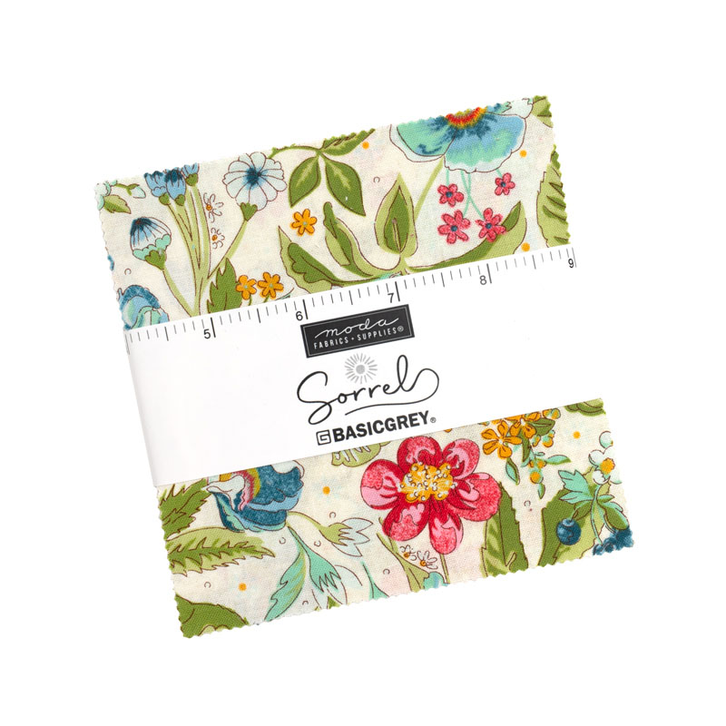 Sorrel Charm Packs By Moda - Packs Of 12