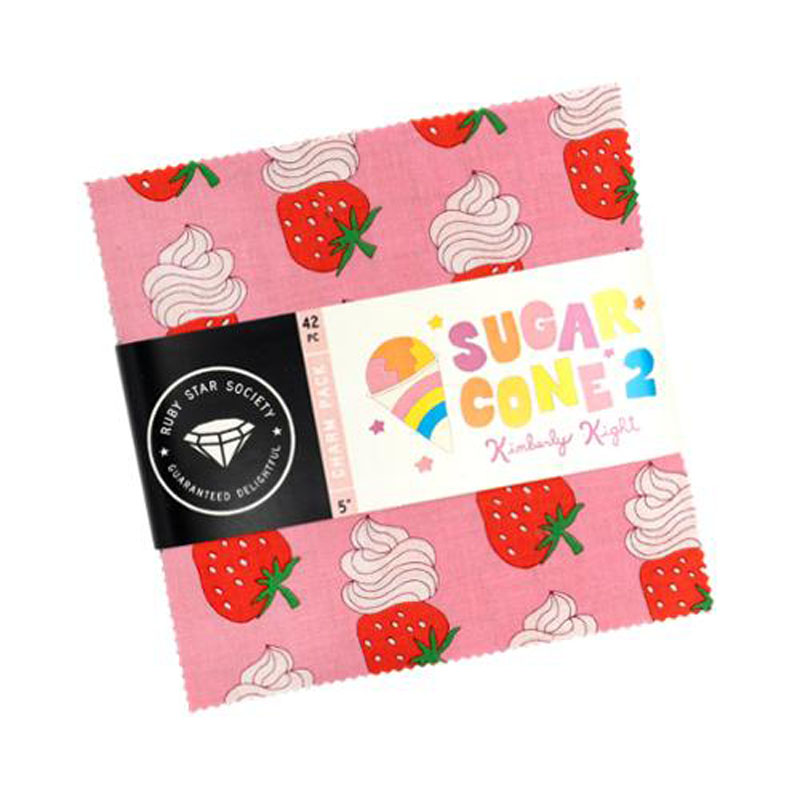 Sugar Cone 2 Charm Packs By Moda - Packs Of 12