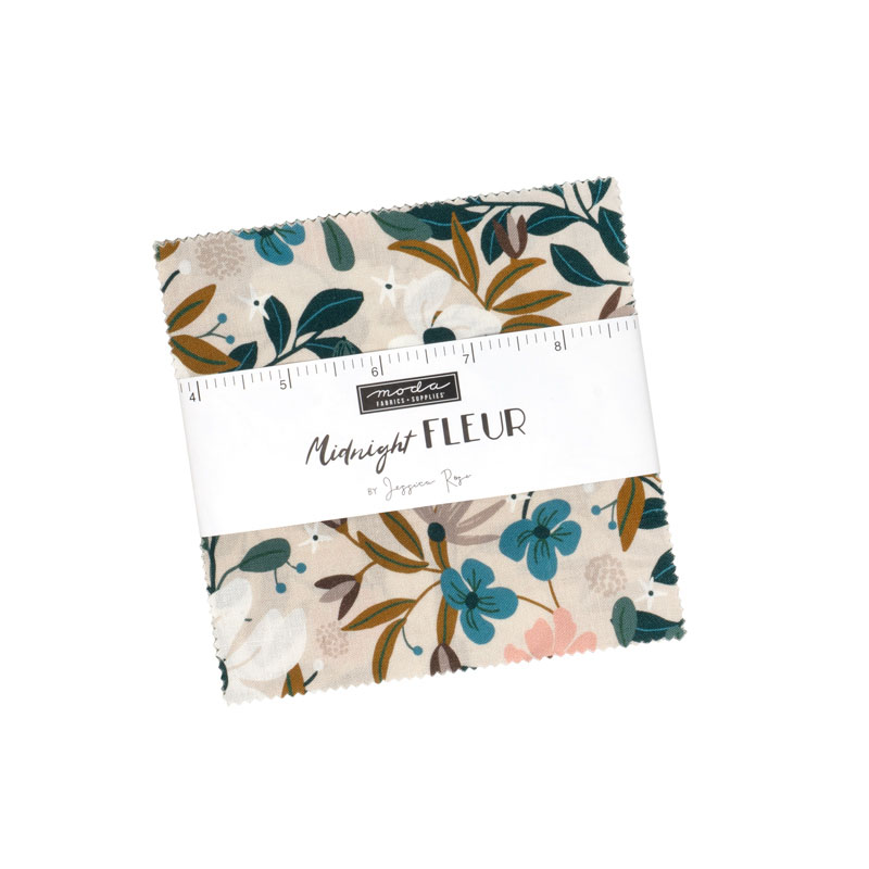 Midnight Fleur Charm Packs By Moda - Packs Of 12
