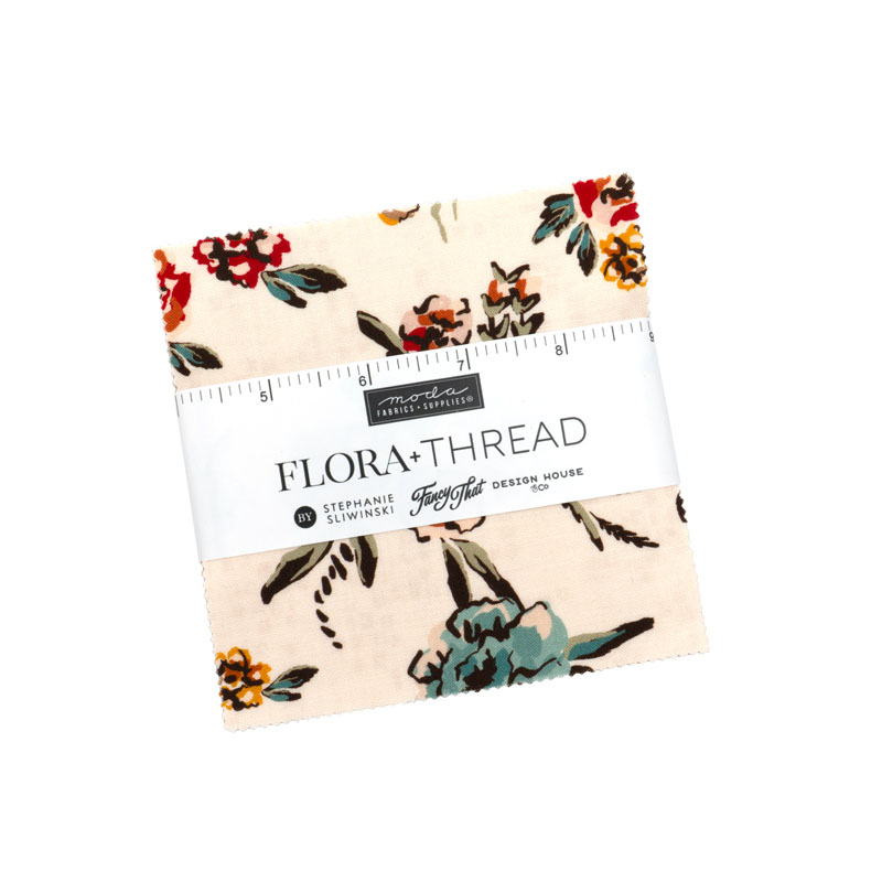 Flora Thread Charm Packs By Moda - Packs Of 12