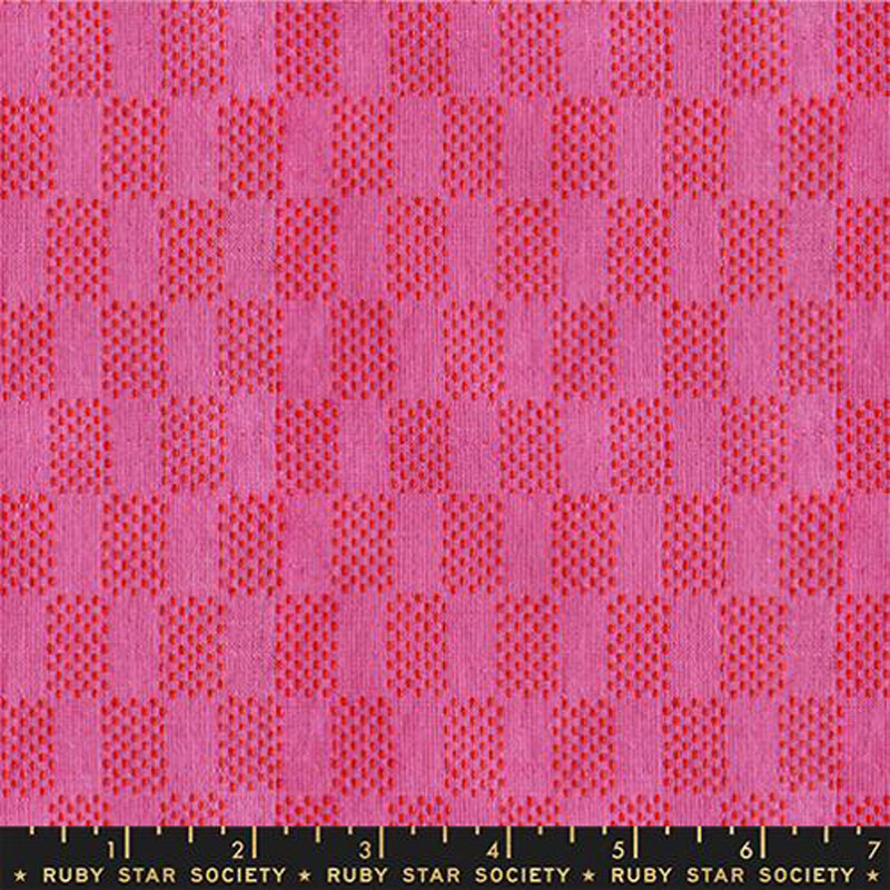 Lofi Loom Wovens By Rashida Coleman-Hale Of Ruby Star Society For Moda - Vivid Pink