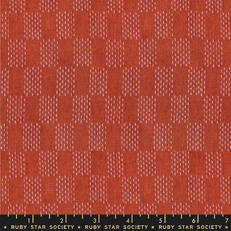 Lofi Loom Wovens By Rashida Coleman-Hale Of Ruby Star Society For Moda - Cayenne