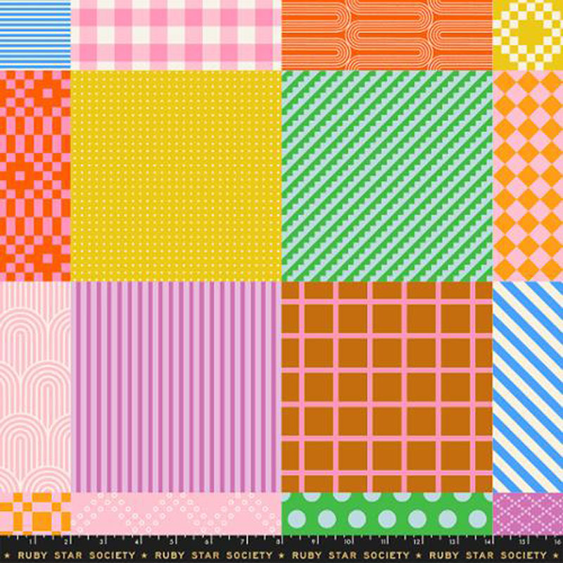 Float By Rhasida Coleman-Hale Of Ruby Star Society For Moda - Sampler Cheater Yardage 24" X 45" Panel Posy