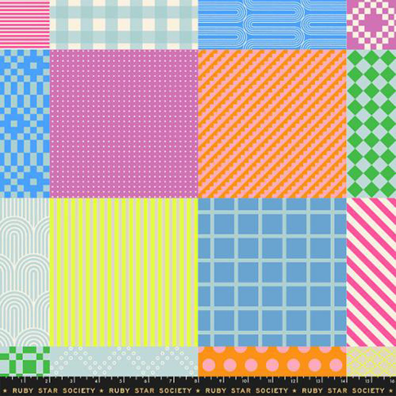 Float By Rhasida Coleman-Hale Of Ruby Star Society For Moda - Sampler Cheater Yardage 24" X 45" Panel Lily Pad