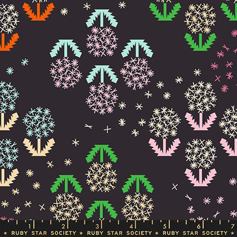 Float By Rhasida Coleman-Hale Of Ruby Star Society For Moda - Canvas - Soft Black