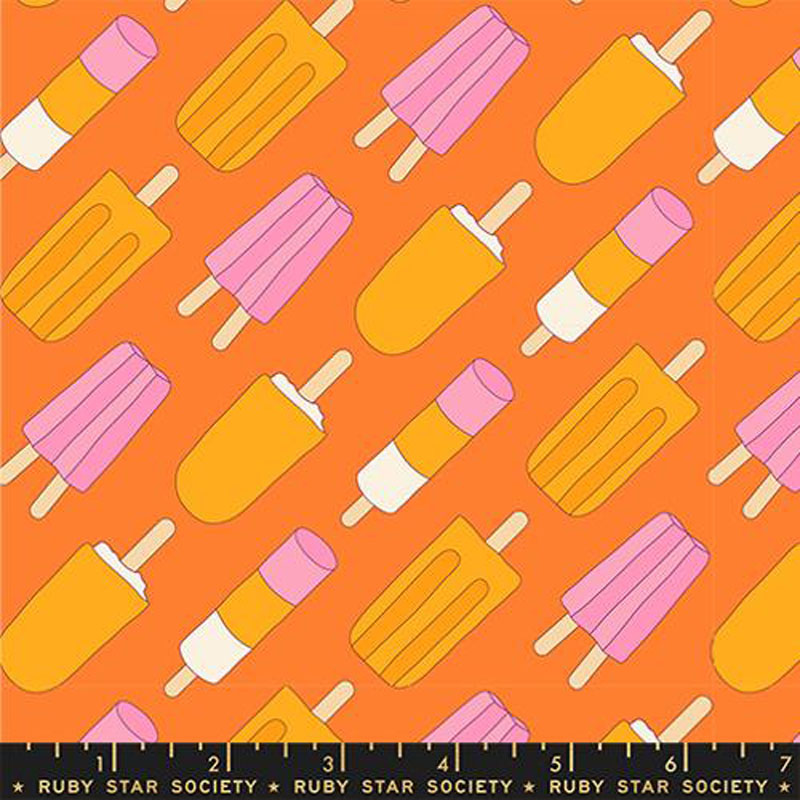 Sugar Cone 2 By Kim Kight Of Ruby Star Society For Moda - Orange
