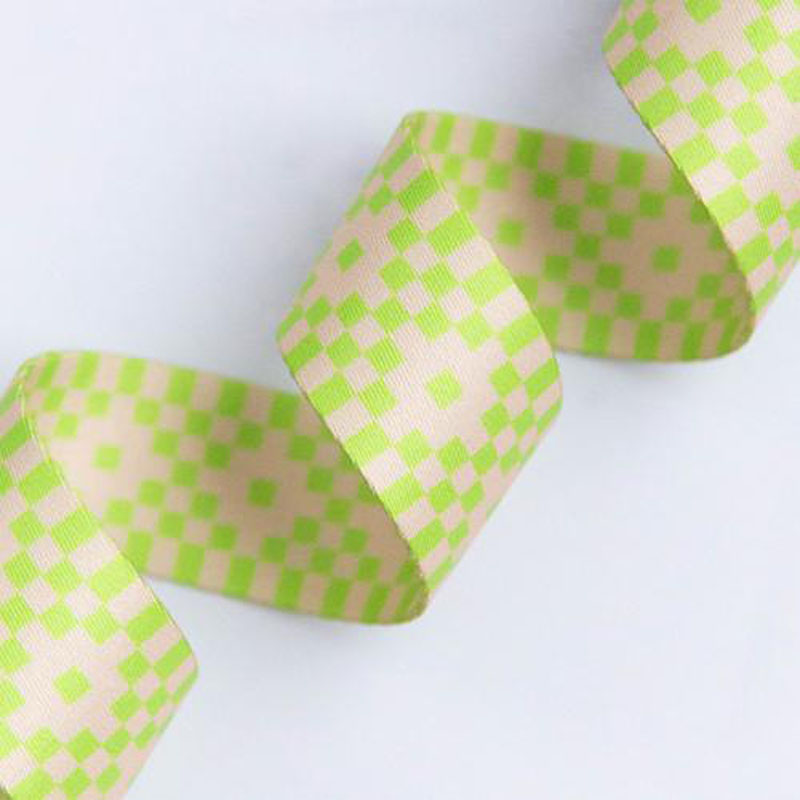 Webbing Bitmapped Neon Yellow 1.5" Wide 22.86 Mtr By Rashida Coleman-Hale For Moda