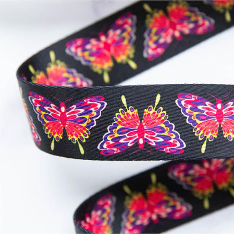 Webbing Glow Moth 1.5" Wide 22.86 Mtr By Sarah Watts For Moda