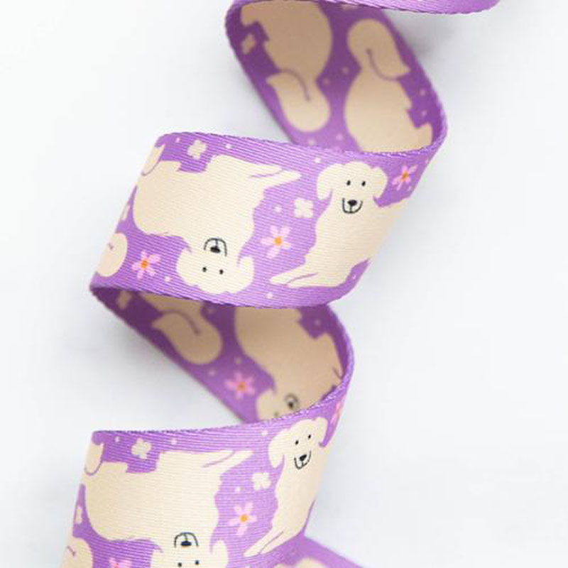 Webbeing Golden Pup 1.5" Wide 22.86 Mtr By Sarah Watts For Moda