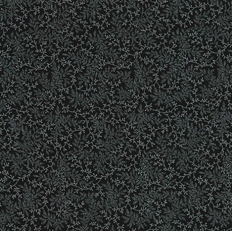 Quilt Backs 108" By Benartex - Black