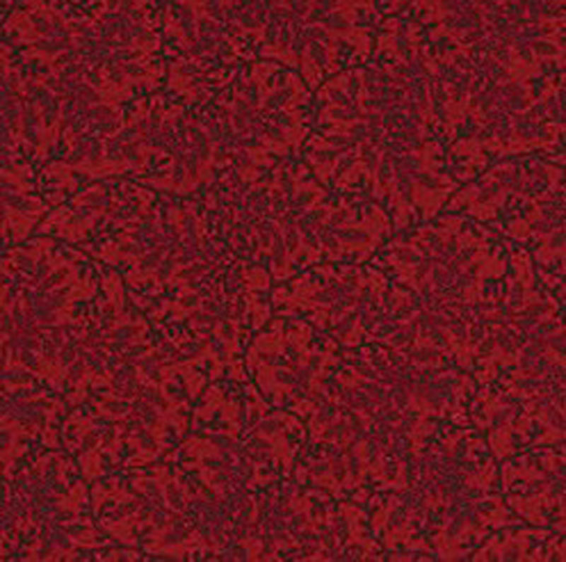 Quilt Backs 108" By Benartex - Ant. Red