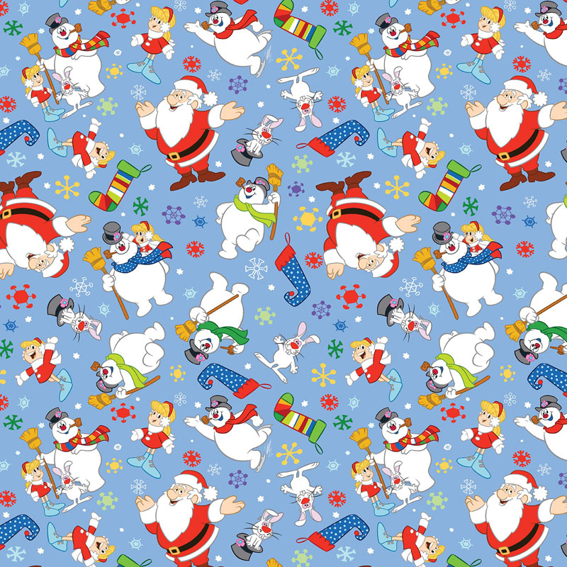 Frosty The Snowman By Warner Bros For Benartex - Frosty & Friends Light Blue