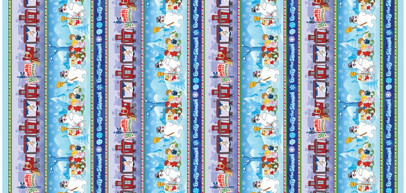 Frosty The Snowman By Warner Bros For Benartex - Frosty Stripe Multi
