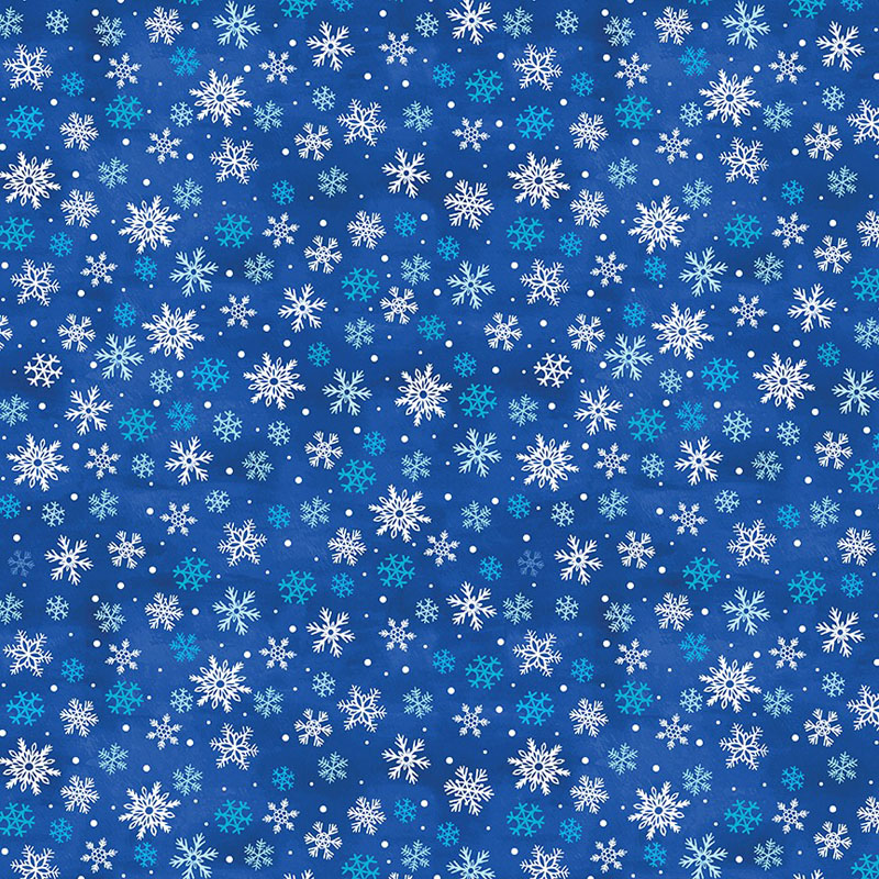 Snowflake Basic By Benartex - Cobalt