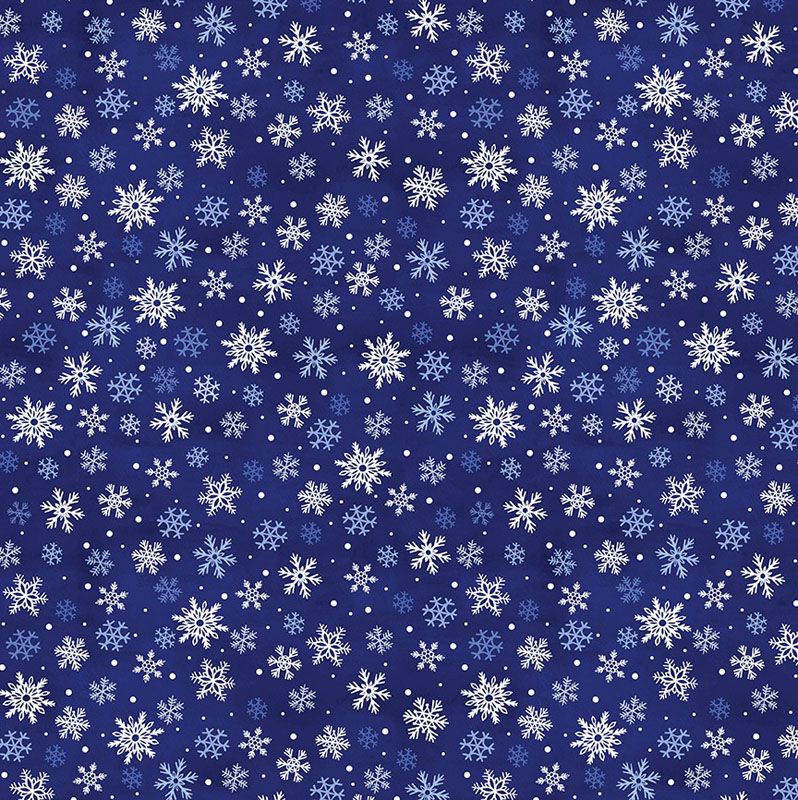 Snowflake Basic By Benartex - Dark Royal