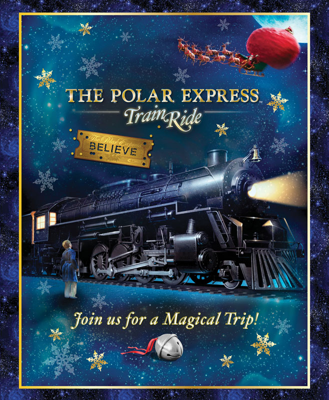 The Polar Express By Warner Bros For Benartex - The Polar Express Panel Blue
