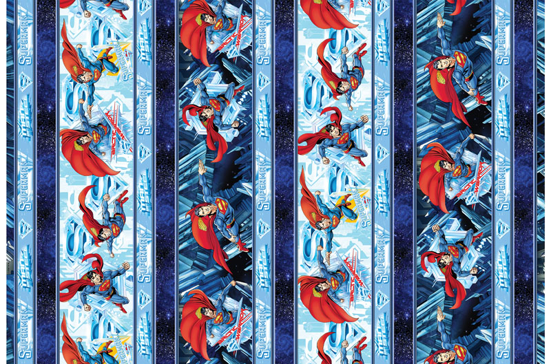 Superman By Warner Bros For Benartex - Superman Stripe Multi