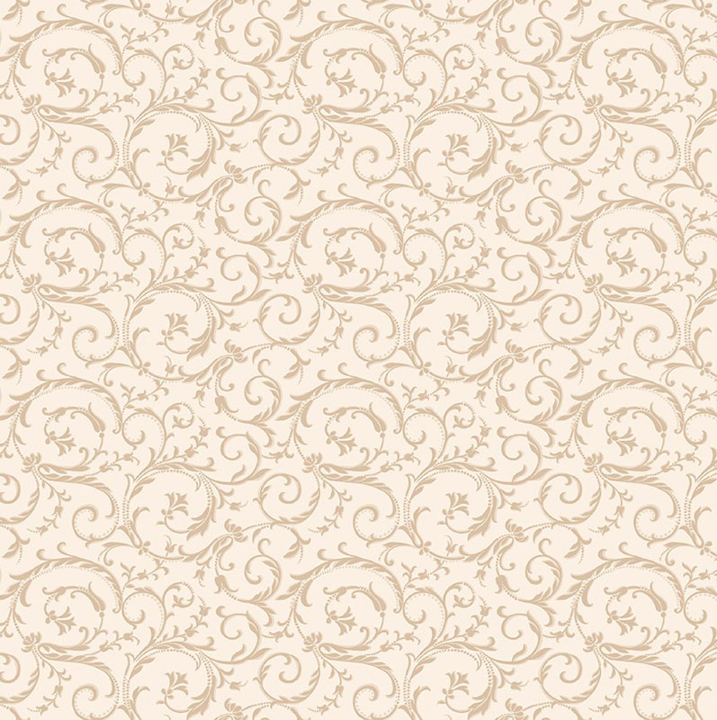 Warm Embrace By Kanvas Studio For Benartex - Scrolling Embrace Cream/Beige