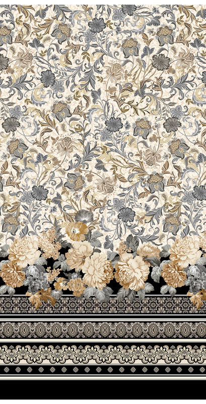 Warm Embrace By Kanvas Studio For Benartex - Warm Embrace Border Neutral
