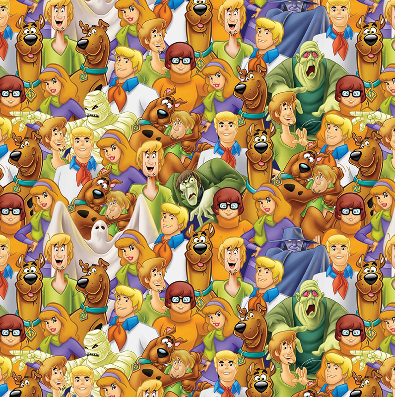 Scooby Doo By Warner Bros For Benartex - Scooby Friends Multi